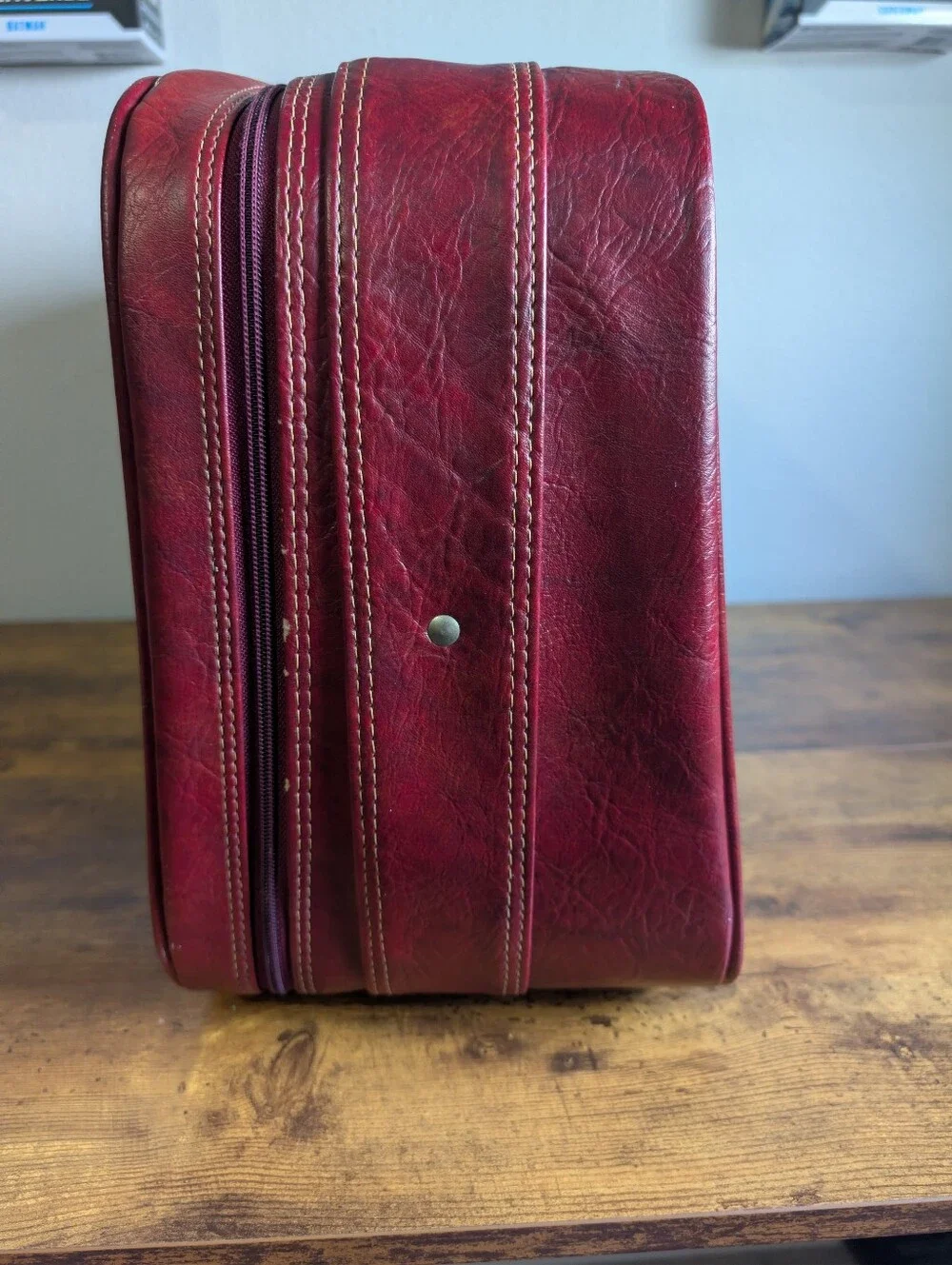 Vintage Samsonite Silhouette II Suitcase – Burgundy Red Carry On